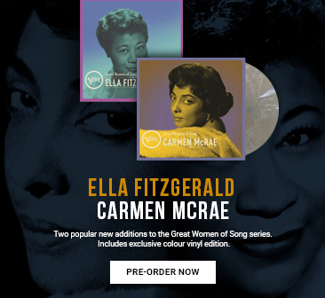 Great Women Of Song Ella Fitzgerald And Carmen McRae Banner