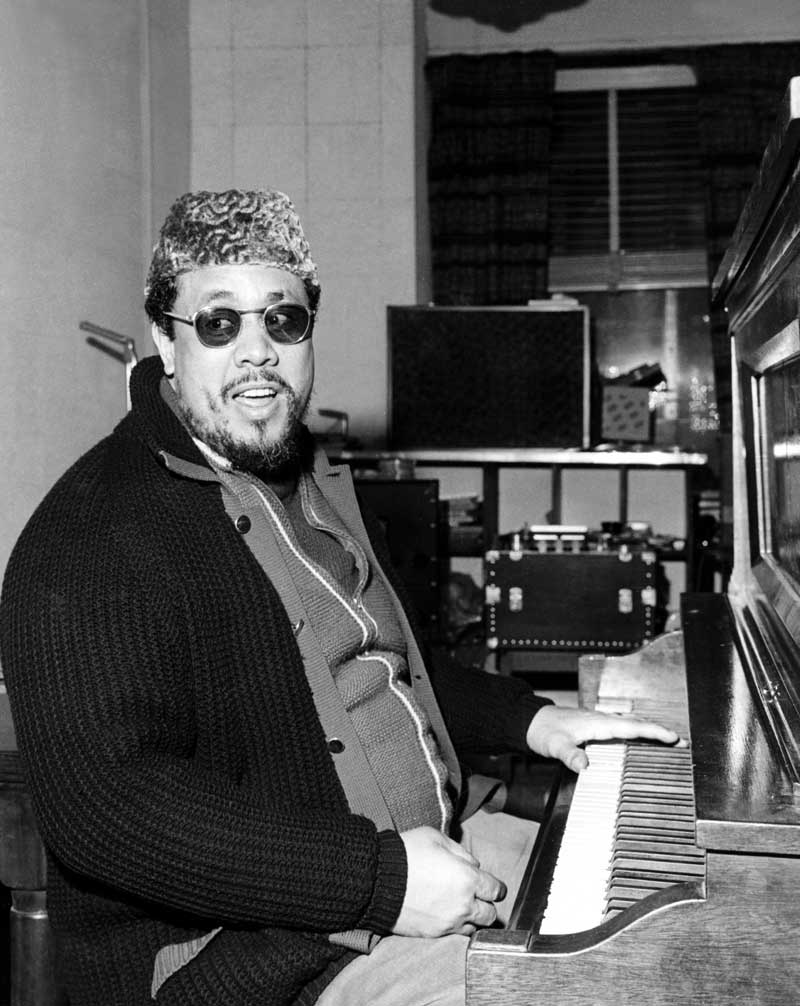 Image of Charles Mingus playing the piano