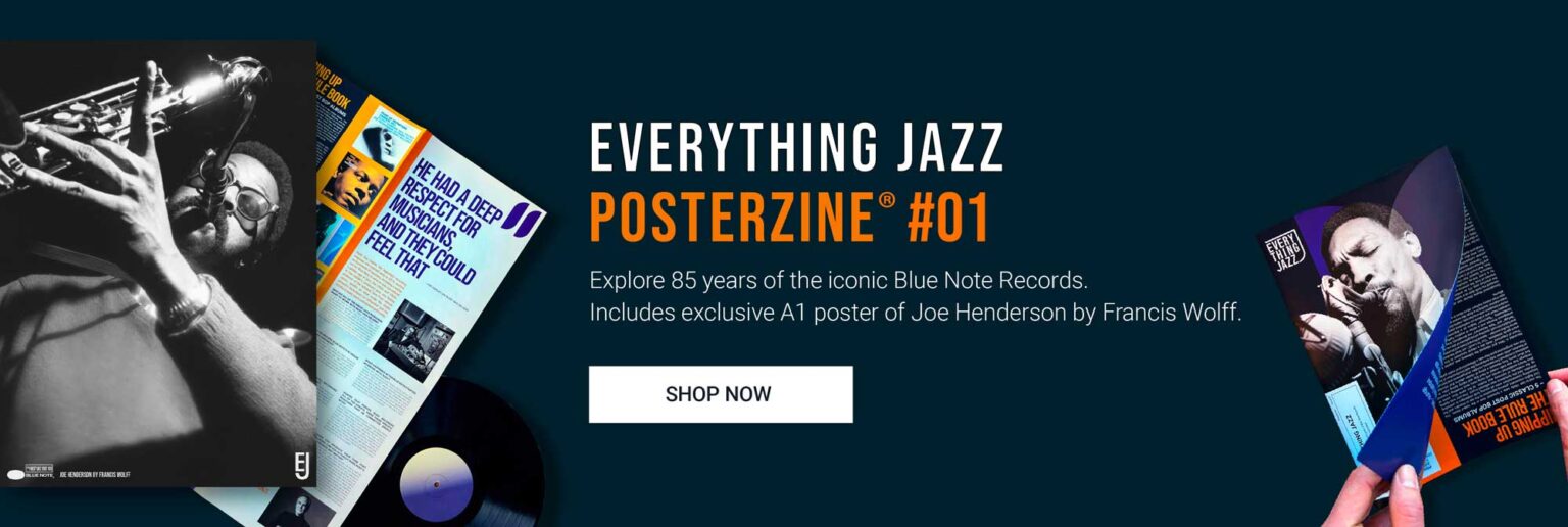 Posterzine® #01: 85 years of Blue Note Records - feat. Joe Henderson by Francis Wolff A1 poster