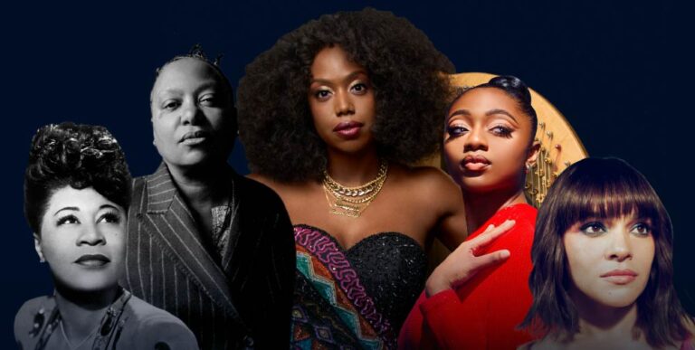 Women of Jazz: Ella Fitzgerald, Meshell Ndegeocello, Brandee Younger, Samara Joy, Norah Jones