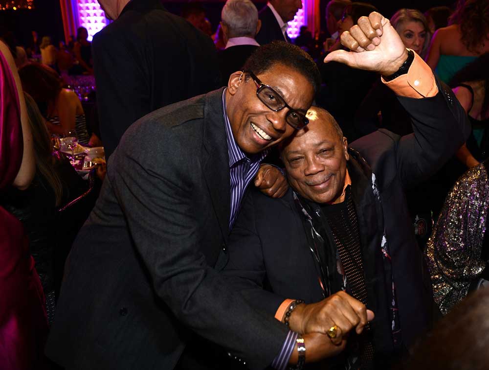 Herbie Hancock and Quincy Jones