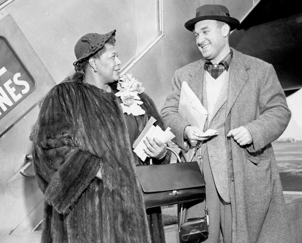 Ella Fitzgerald and Norman Granz