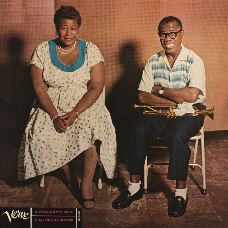 Ella Fitzgerald and Louis Armstrong