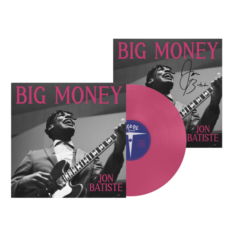 Job Batiste Big Money Hot Pink LP + signed art card