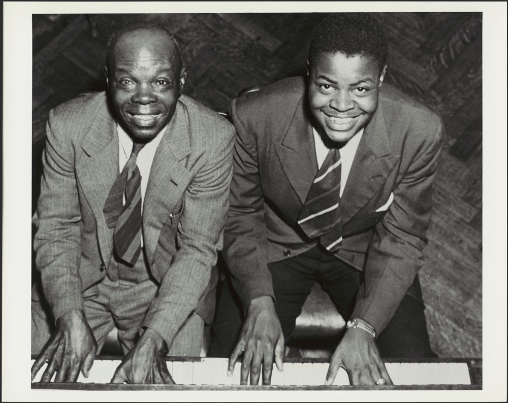 Oscar Peterson and his father