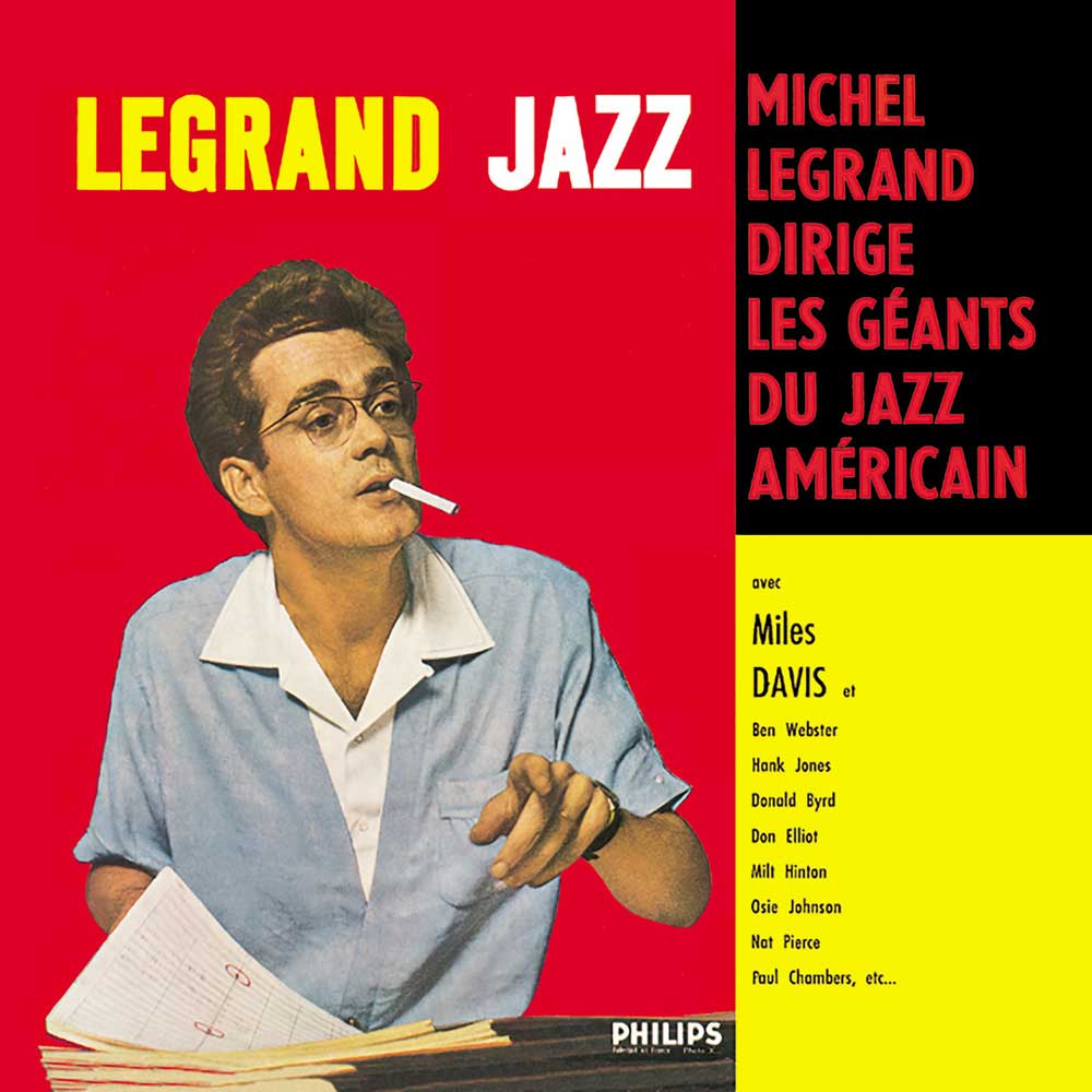 Michel Legrand and Miles Davis "Legrand Jazz" album cover