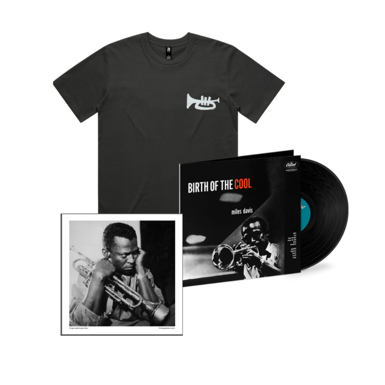 Miles Davis: Birth Of The Cool (Blue Note Tone Poet Series) 1LP + Trumpet T-Shirt + Miles Davis 12