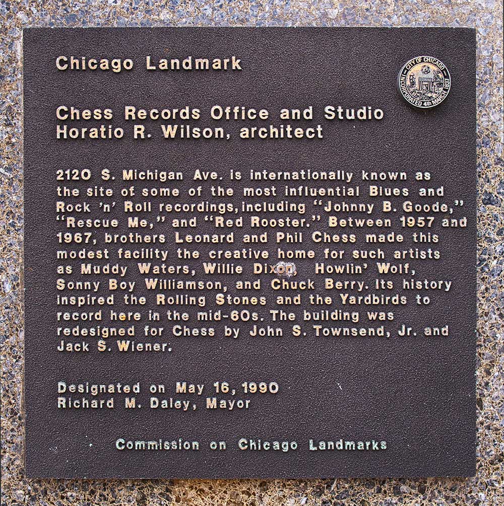 Chess Records, Studio Plaque - Photo: Chris Rycroft