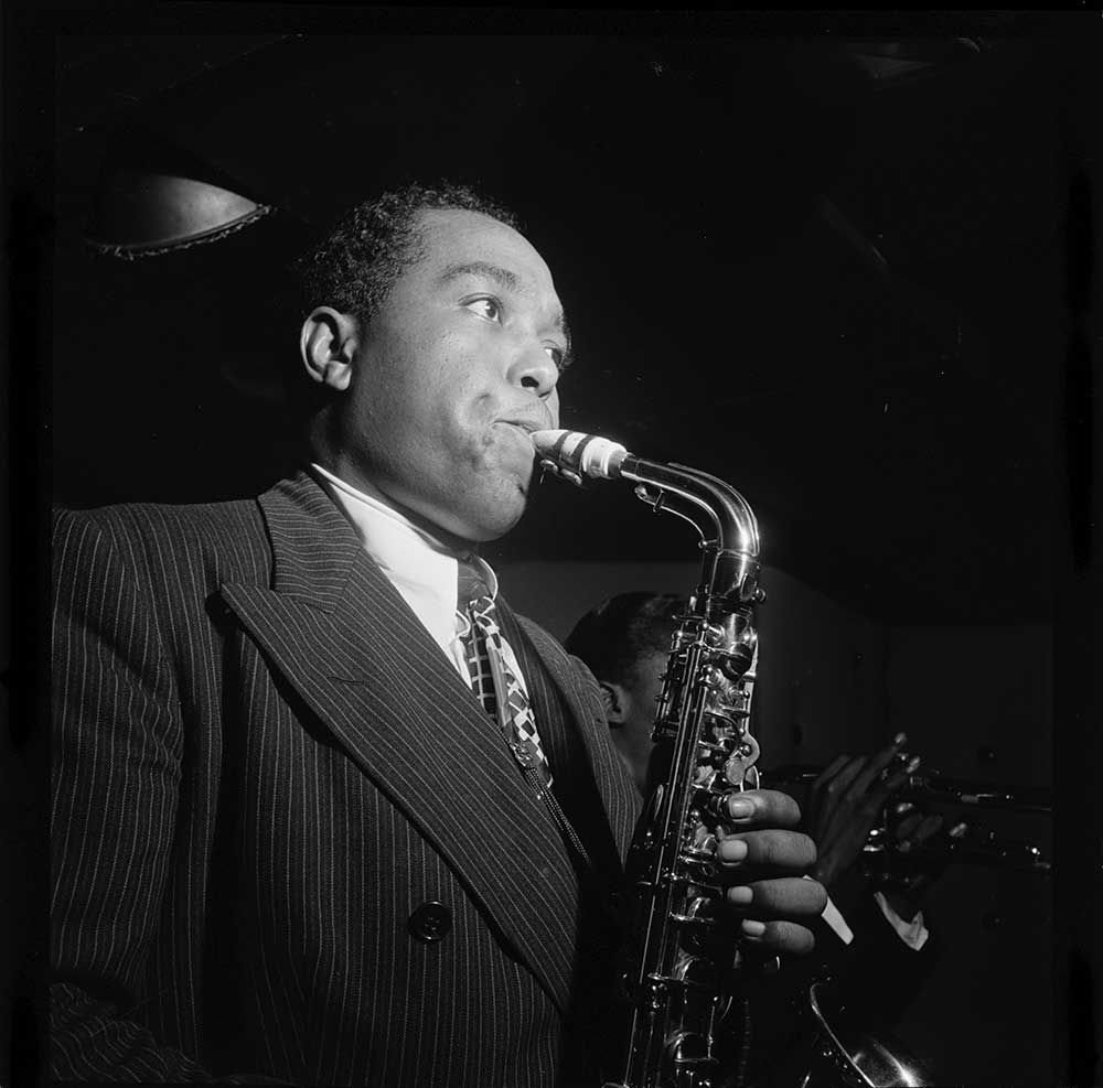 Charlie Parker Three Deuces of New York, 1947 I Photo: William P. Gottlieb Collection Library of Congress